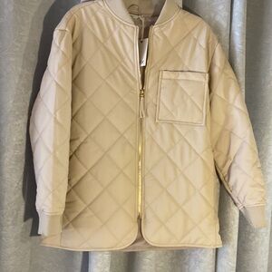 Dex Quilted Beige Jacket NWT